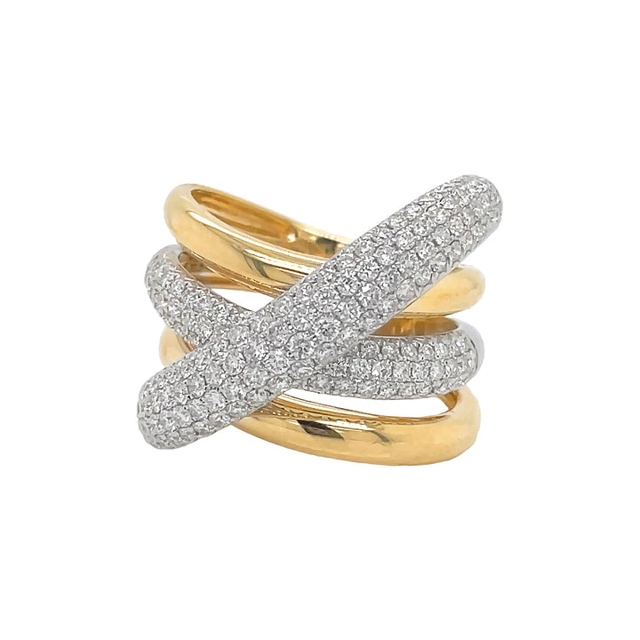 18kt Yellow Gold Diamond Ring