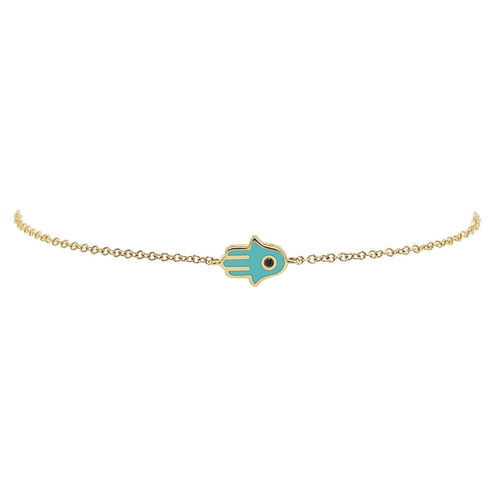 14kt Yellow Gold Diamond Bracelet