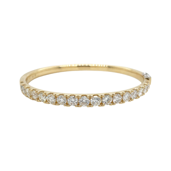 18kt Yellow Gold Diamond Bangle