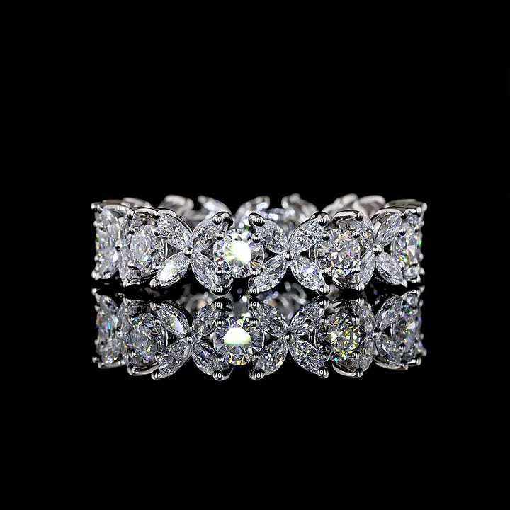 Platinum Lab Diamond Eternity Band