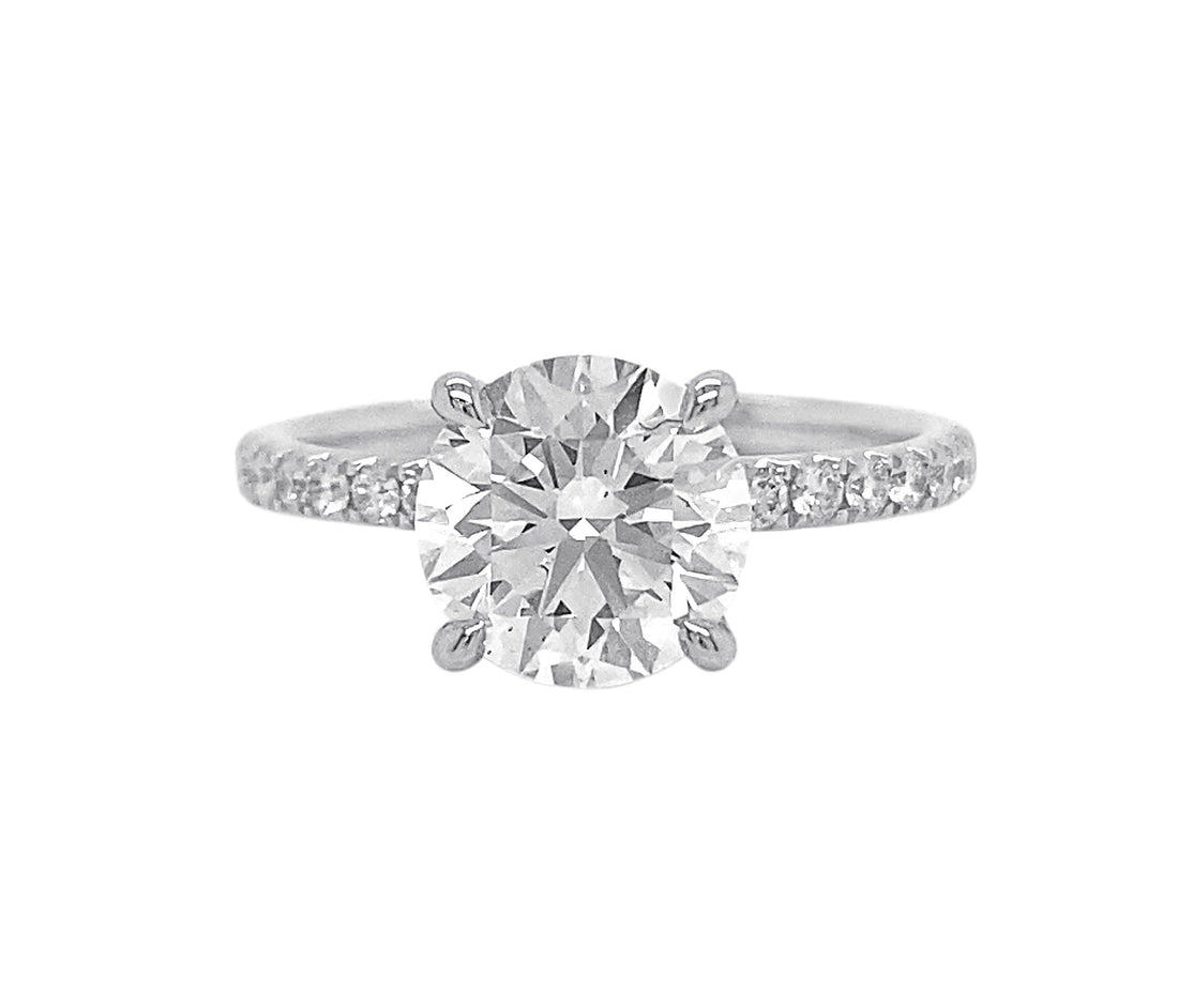 18kt White Gold Certified Diamond Ring