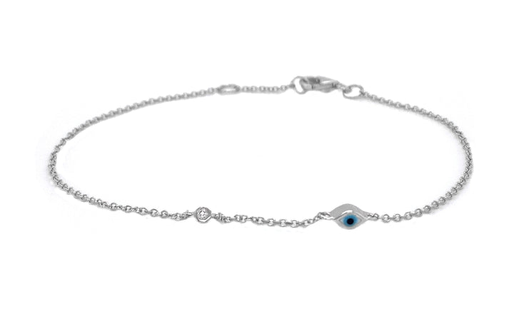 14kt White Gold Diamond Bracelet