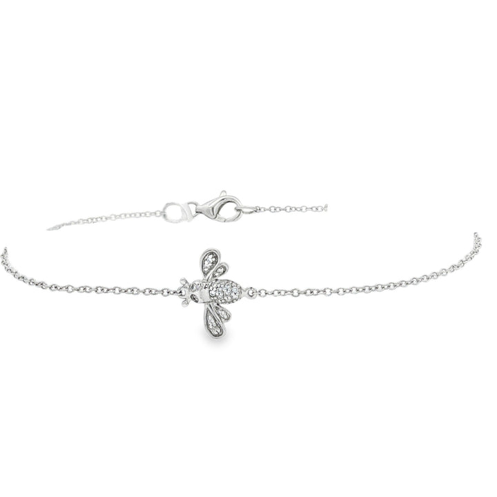 14kt White Gold Diamond Bracelet