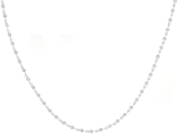 18kt White Gold Diamond Necklace