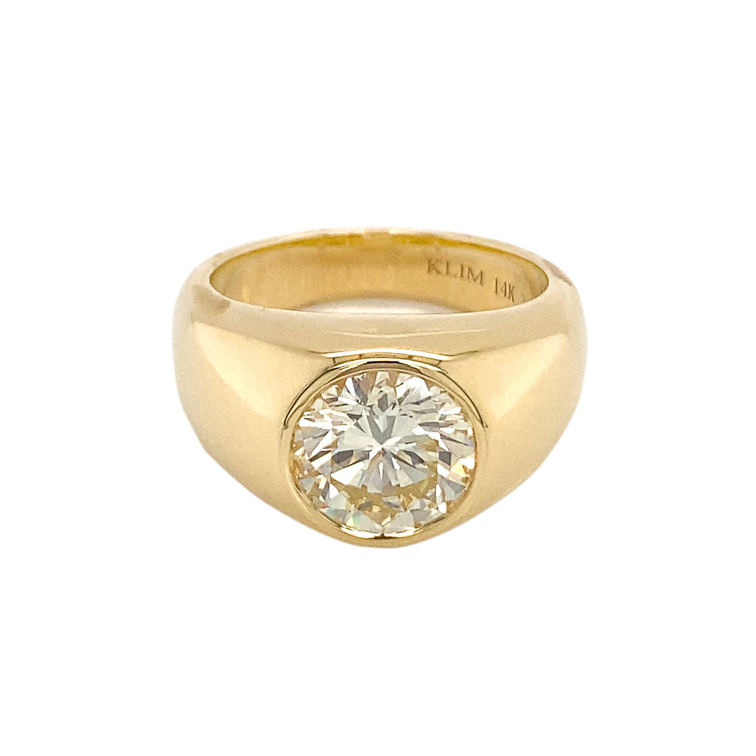 14kt Yellow Gold Diamond Ring