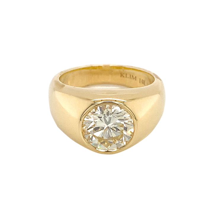 14kt Yellow Gold Diamond Ring