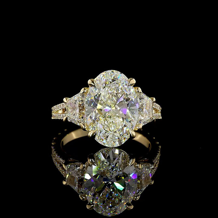 14kt Yellow Gold Lab Diamond Ring