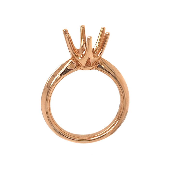 18kt Rose Gold Semi-mount