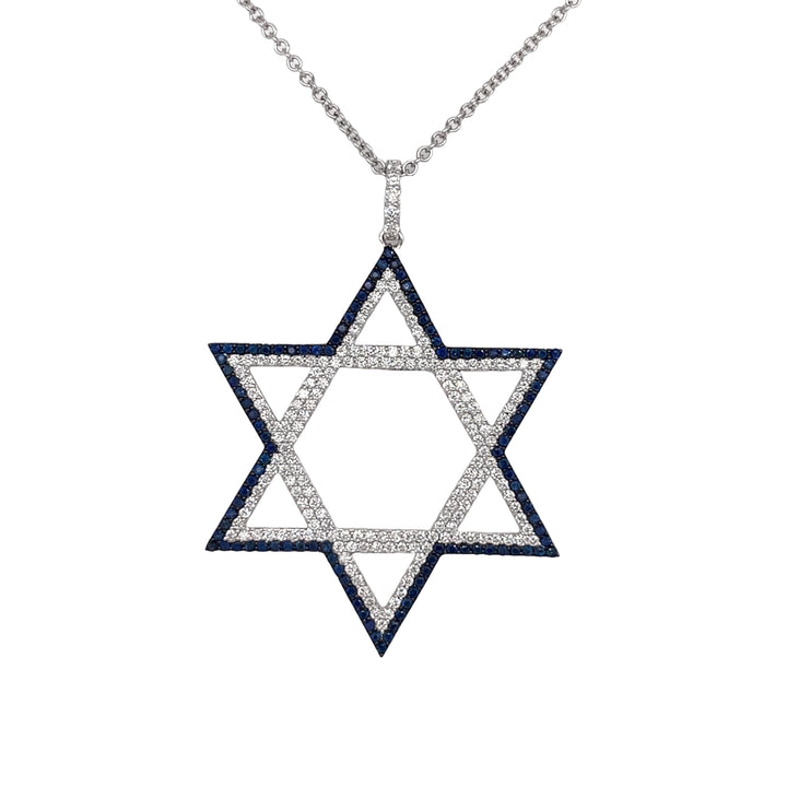 18kt White Gold Diamond Pendant