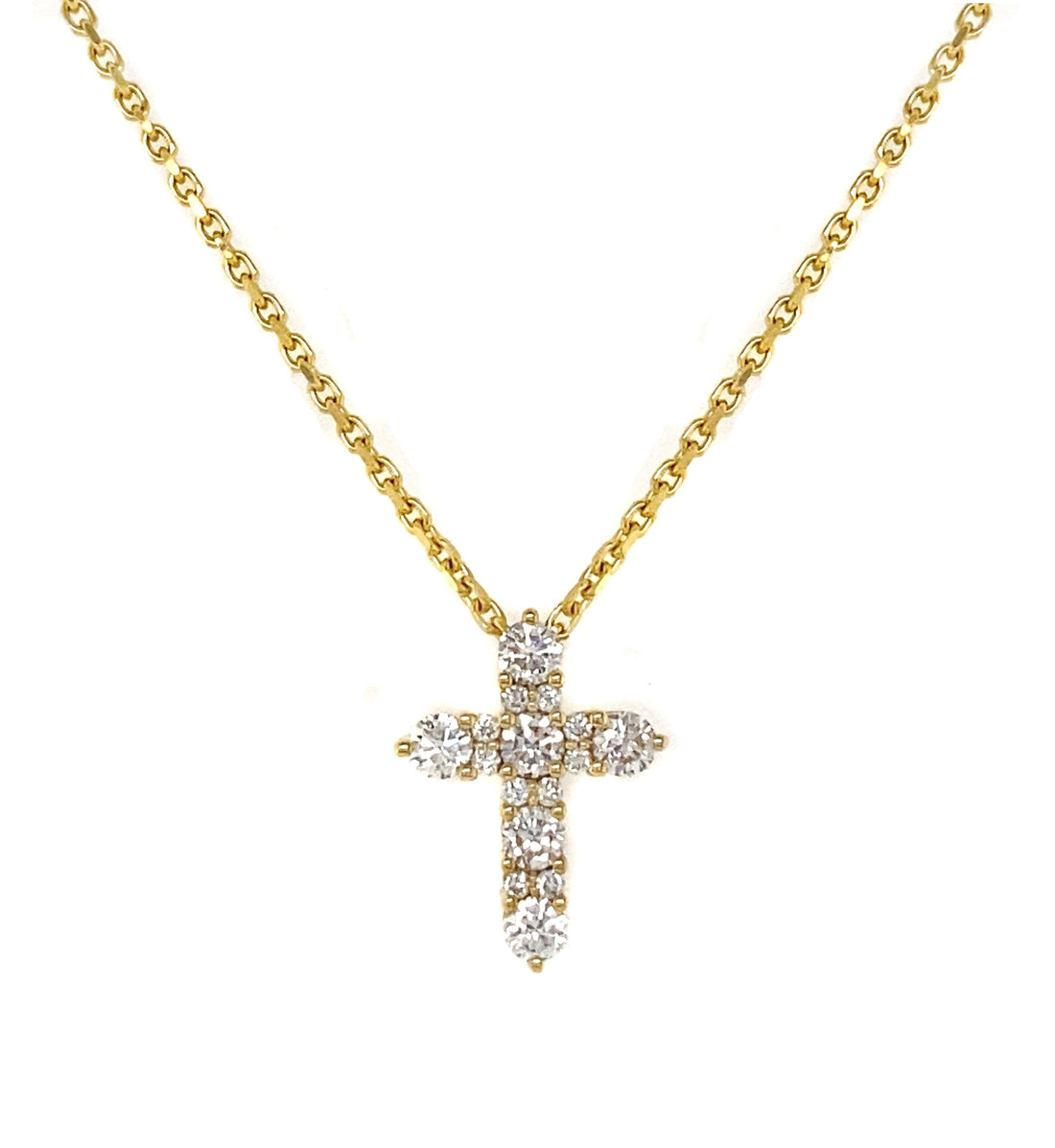 18kt Yellow Gold Diamond Pendant