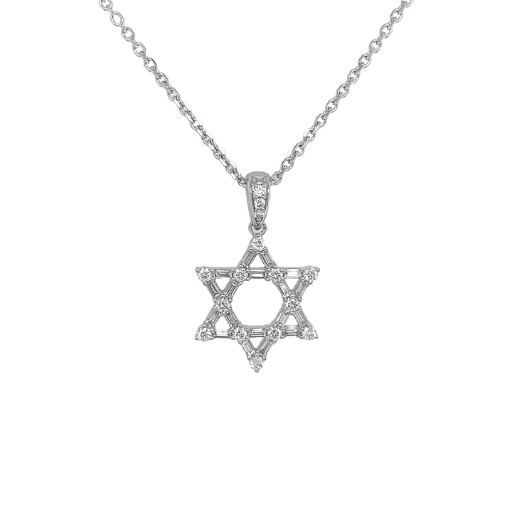 18kt White Gold Diamond Pendant