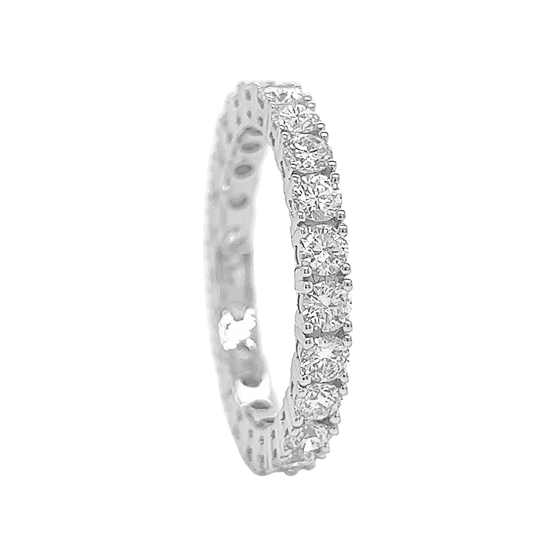 18kt White Gold Diamond Band