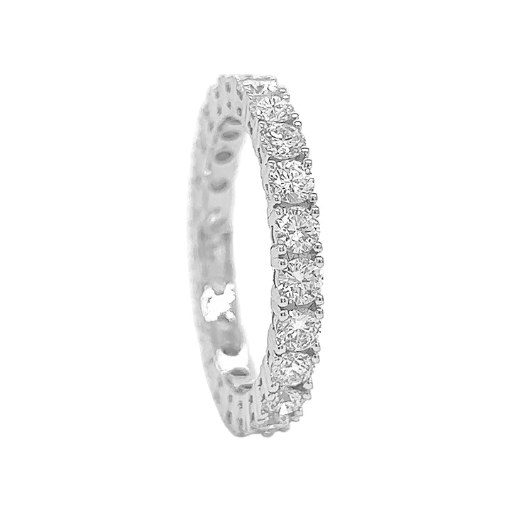 18kt White Gold Diamond Band