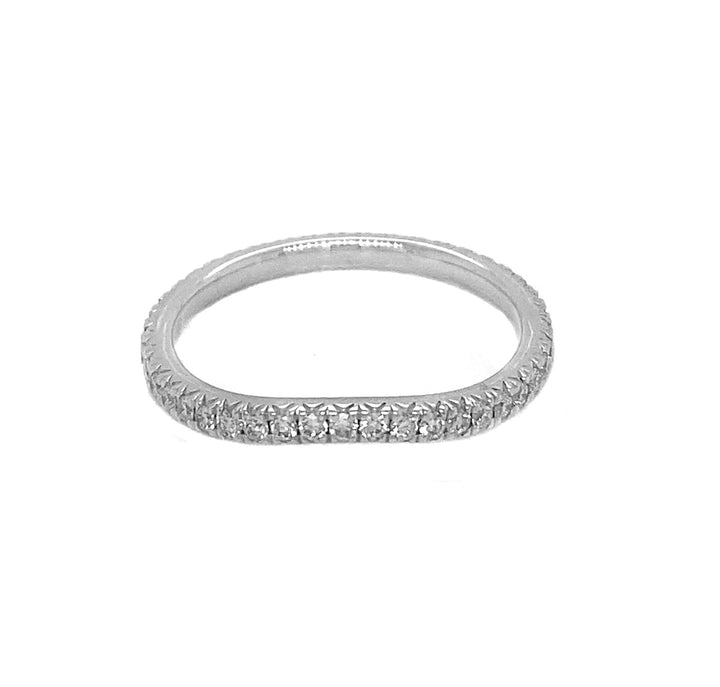 18kt White Gold Diamond Band