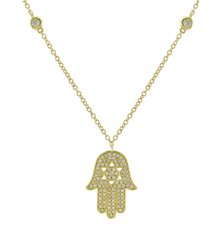 18kt Yellow Gold Diamond Pendant