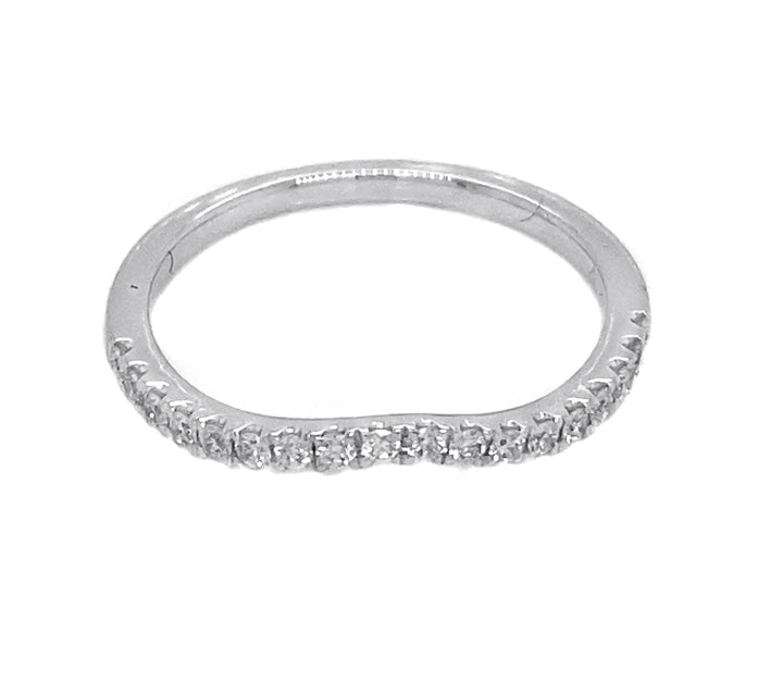 18kt White Gold Diamond Band