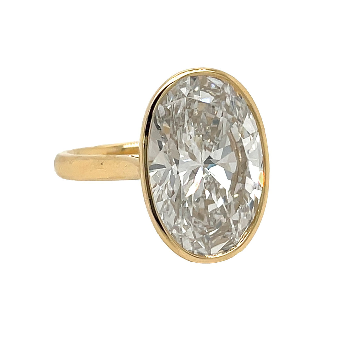 14kt Yellow Gold Lab Diamond Ring