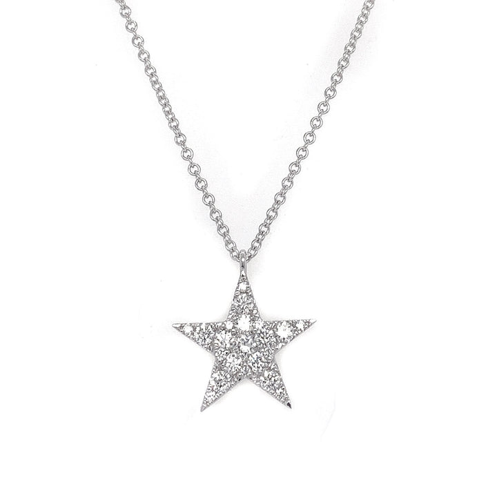 18kt White Gold Diamond Pendant