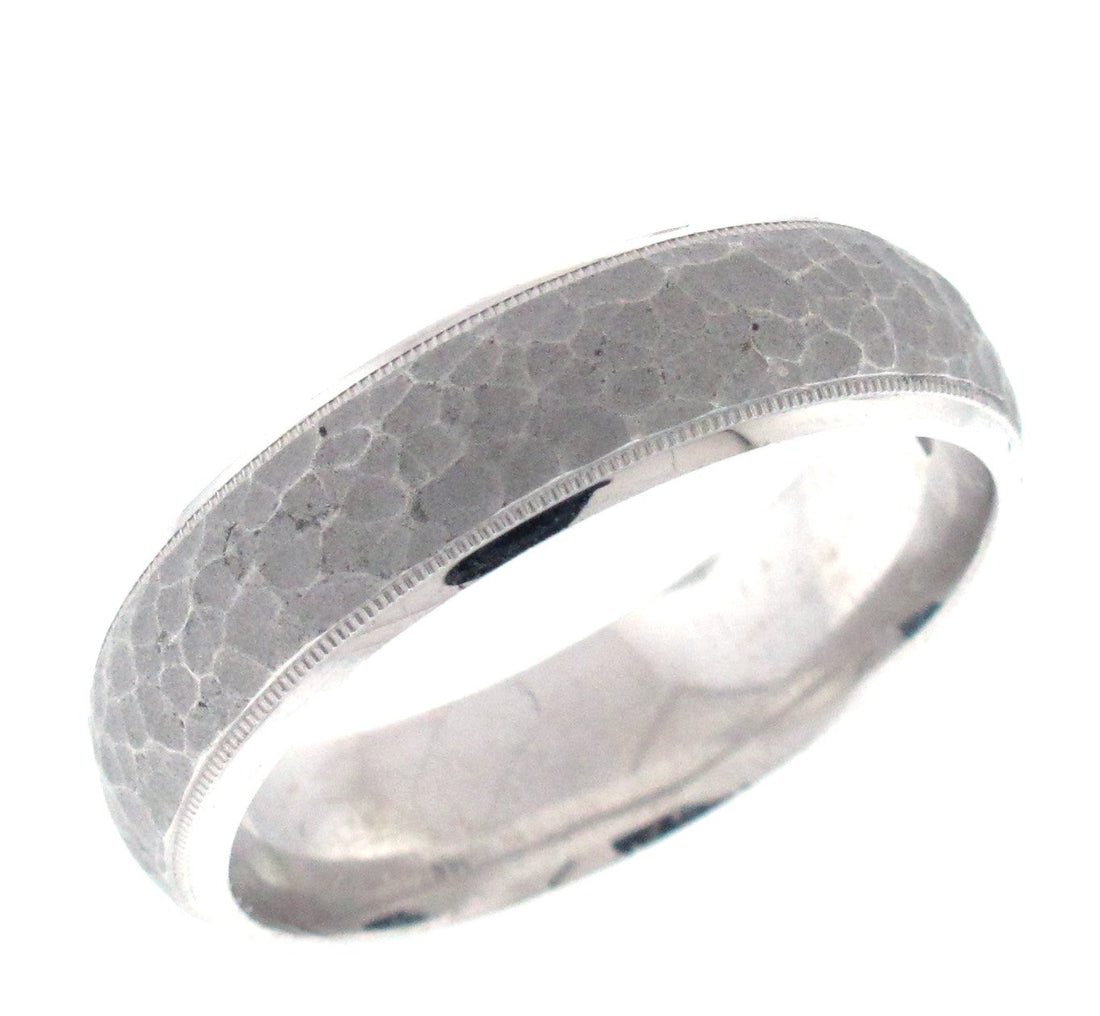 14kt White Gold Wedding Band