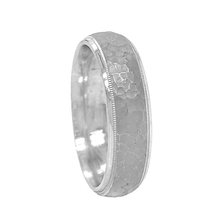 14kt White Gold Wedding Band