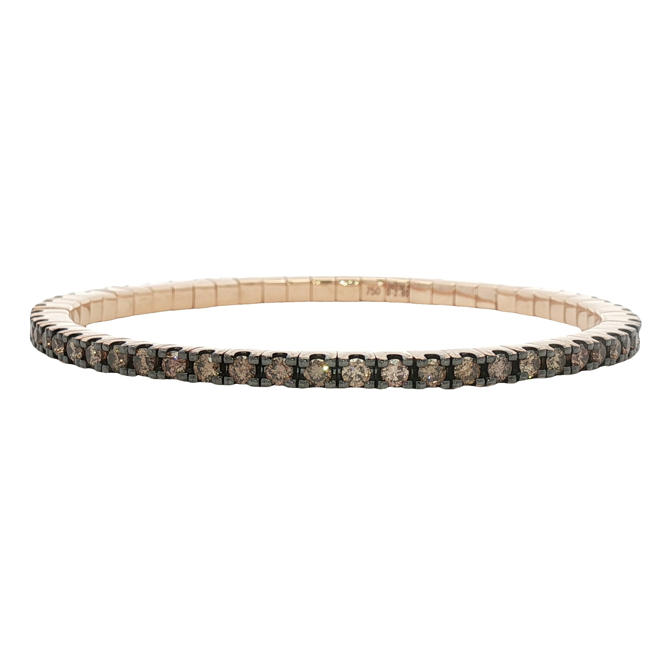 18kt Rose Gold Diamond Bracelet