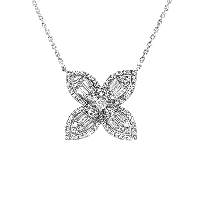 18kt White Gold Diamond Pendant