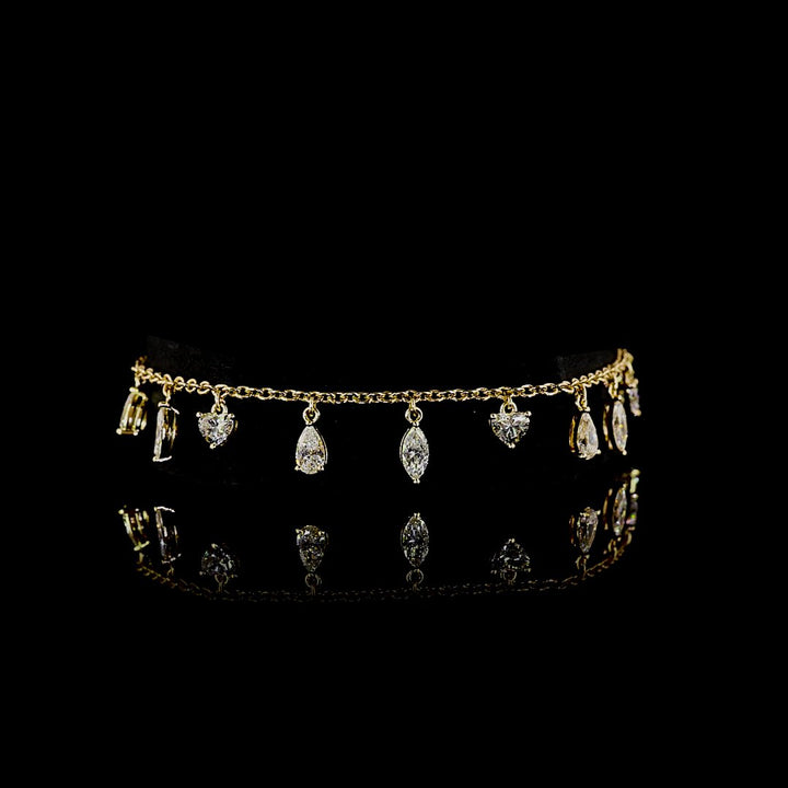 14kt Yellow Gold Lab Diamond Bracelet