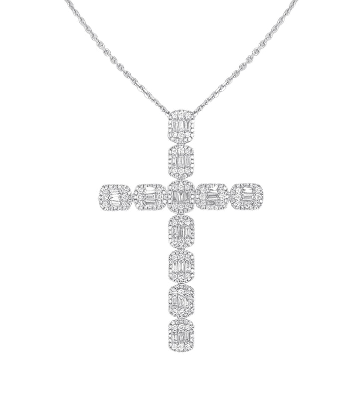 18kt White Gold Diamond Pendant