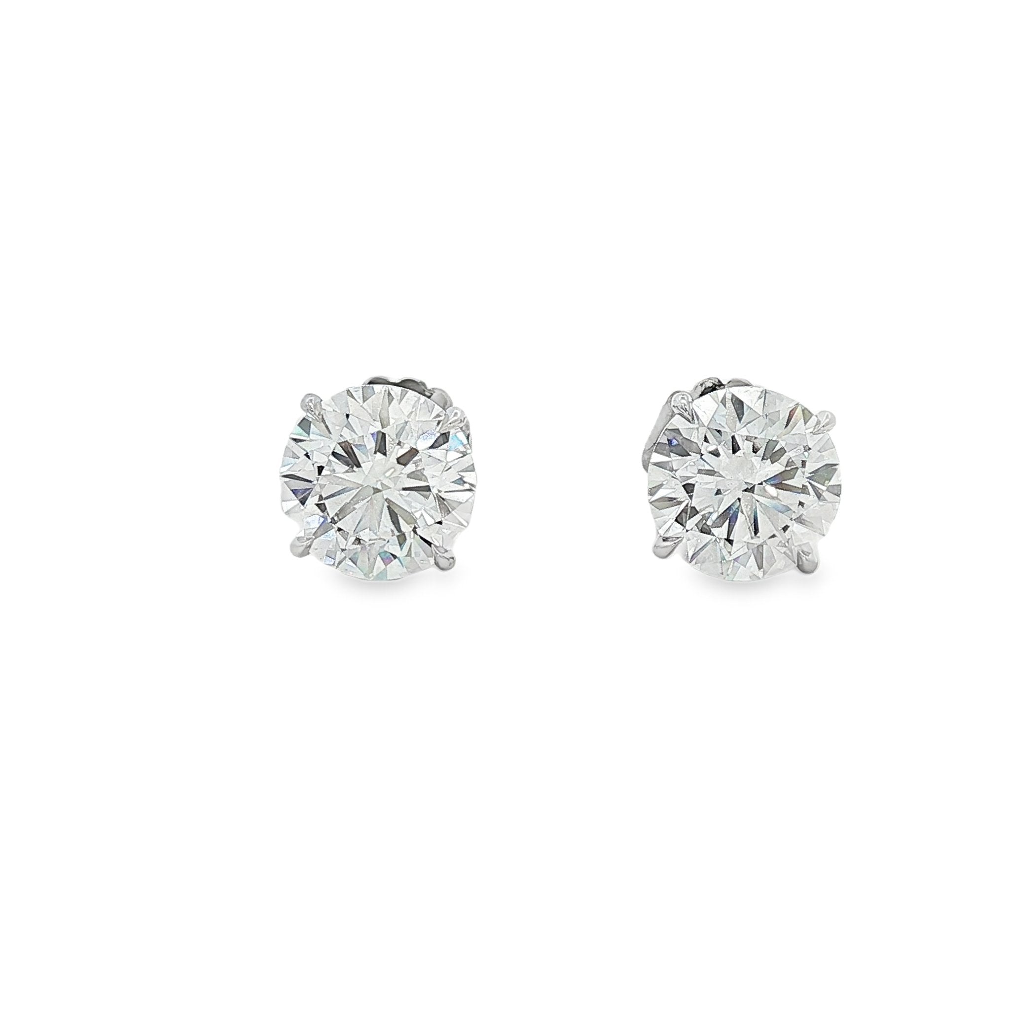 14kt White Gold Lab Diamond Studs