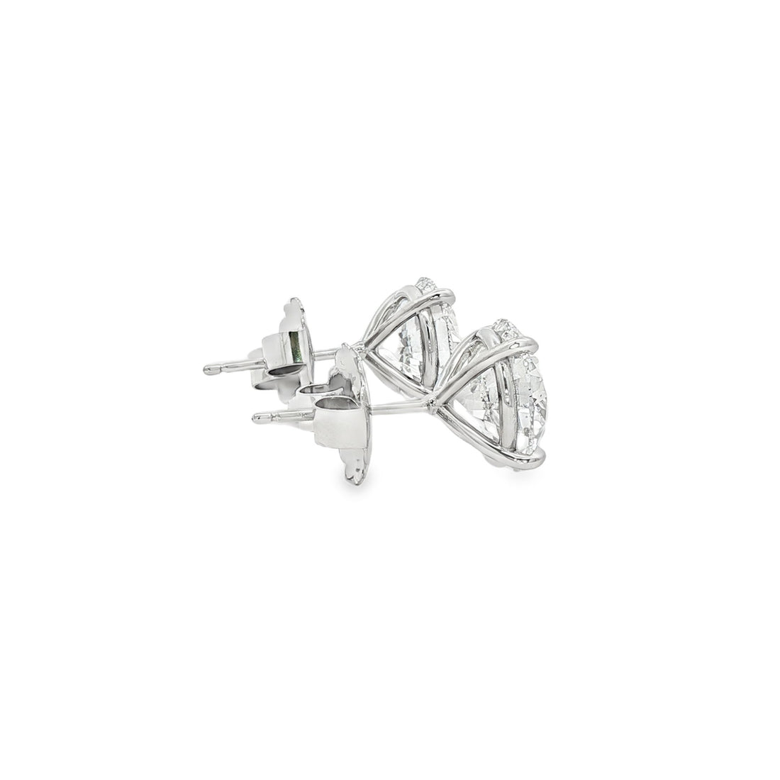 14kt White Gold Lab Diamond Studs