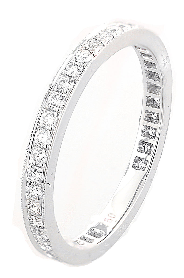 18kt White Gold Diamond Eternity Band