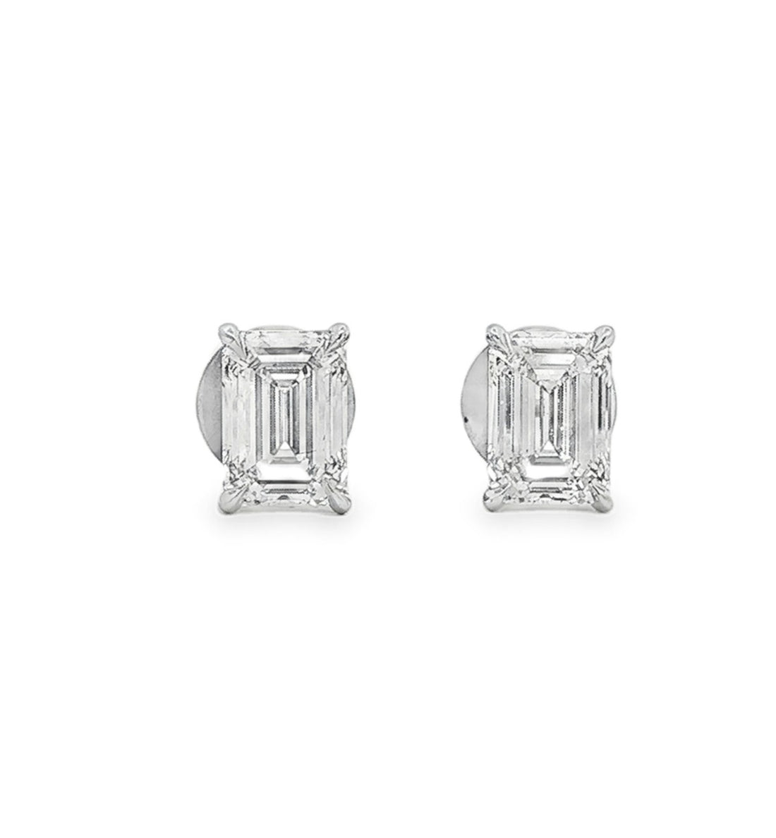 14kt White Gold Lab Diamond Studs