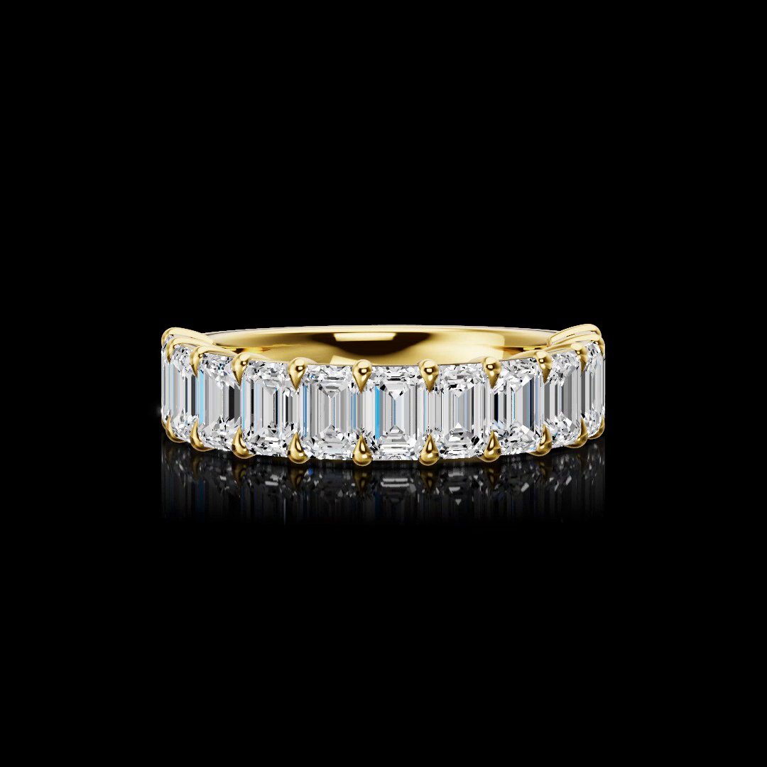 14kt Yellow Gold Lab Diamond Band