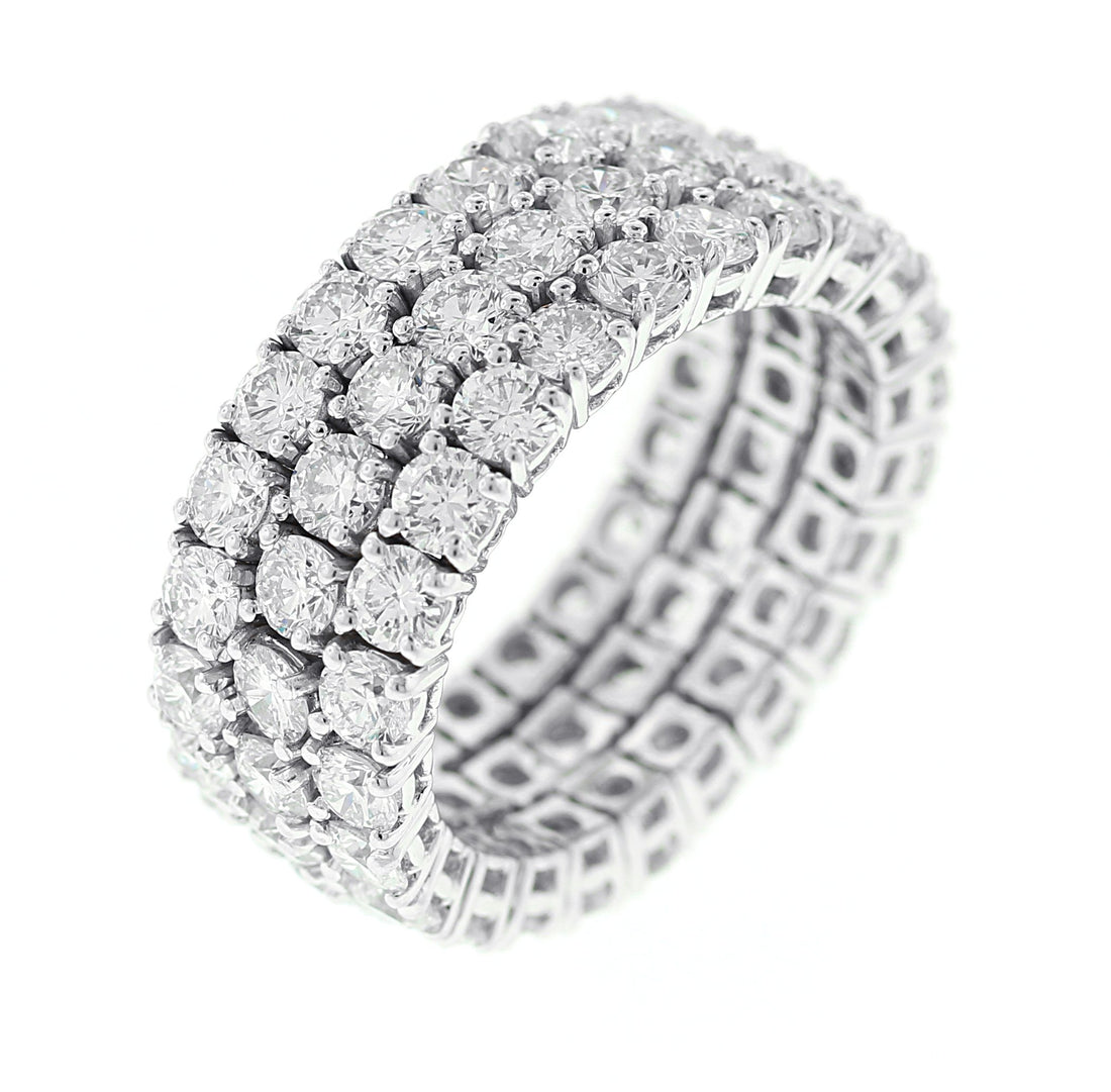 18kt White Gold Diamond Eternity Band