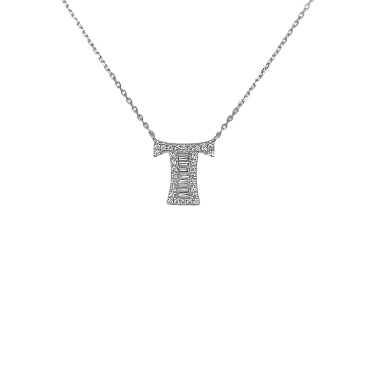 18kt White Gold Diamond Pendant