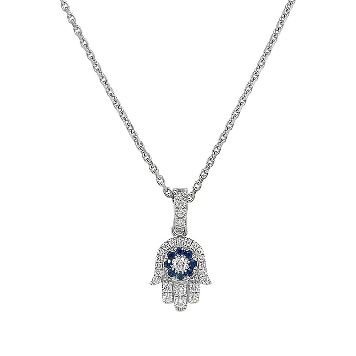18kt White Gold Diamond Pendant