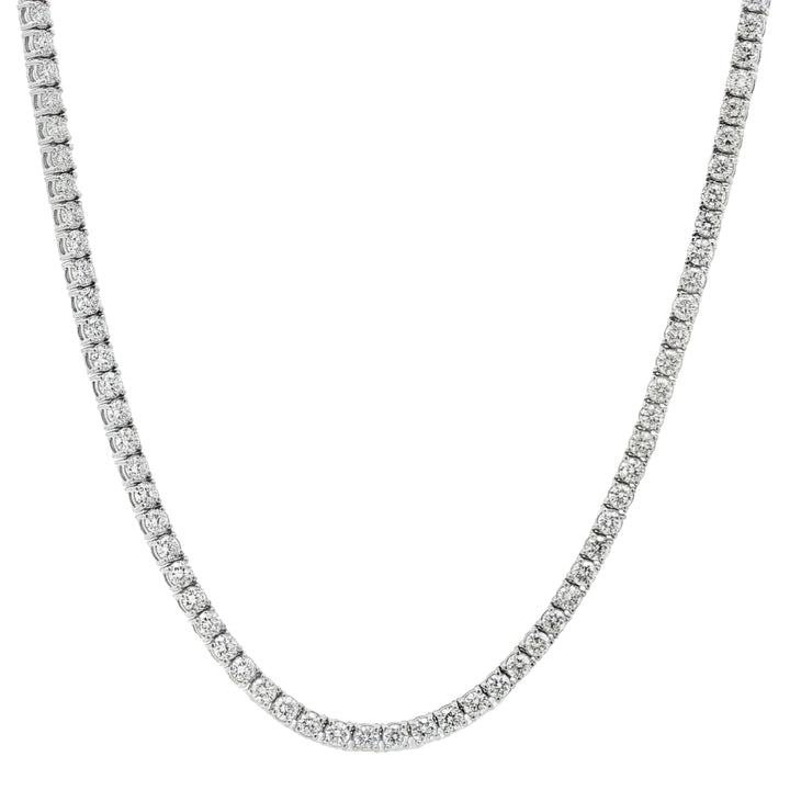 14kt White Gold Lab Diamond Tennis Necklace