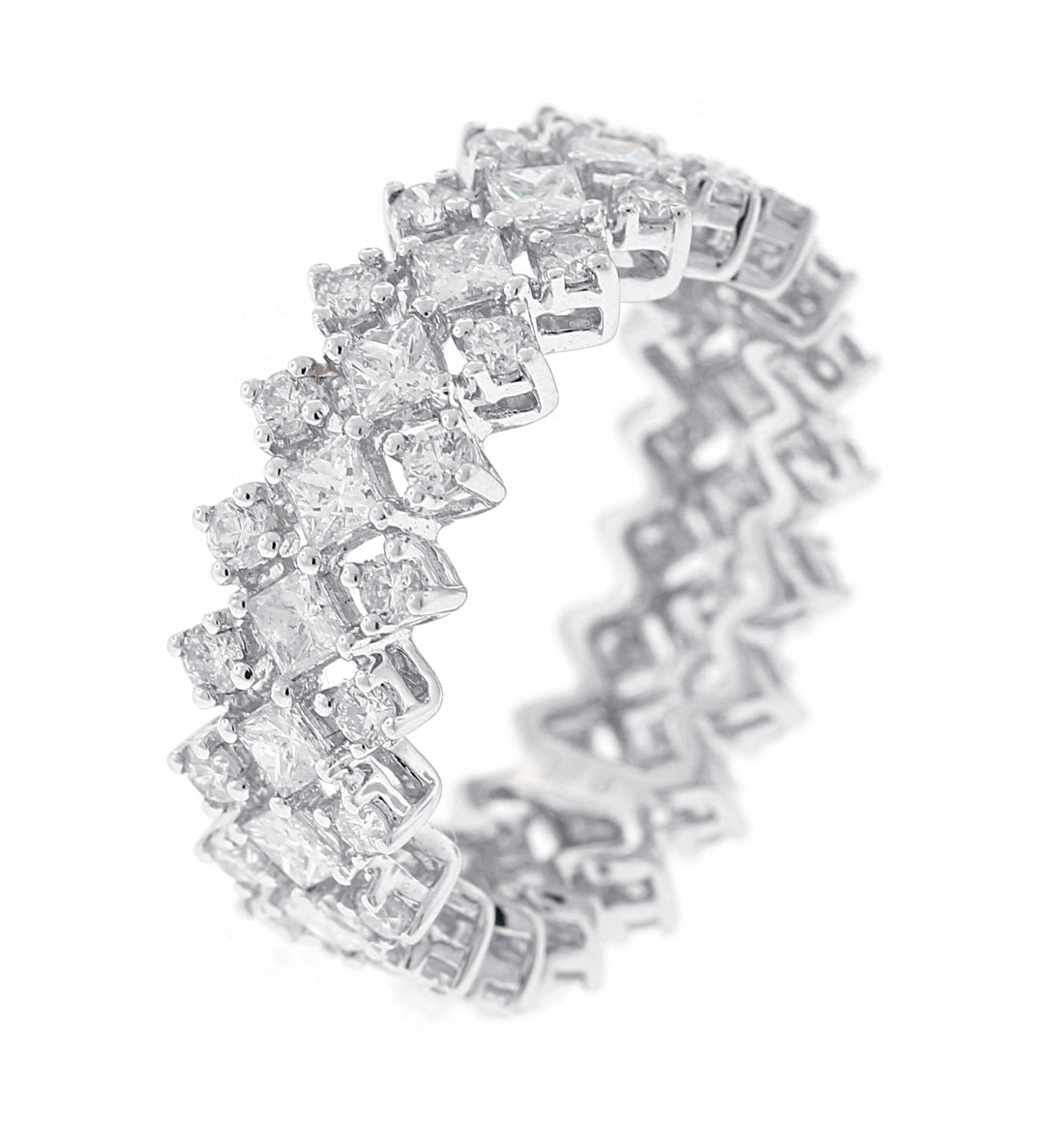 18kt White Gold Diamond Eternity Band