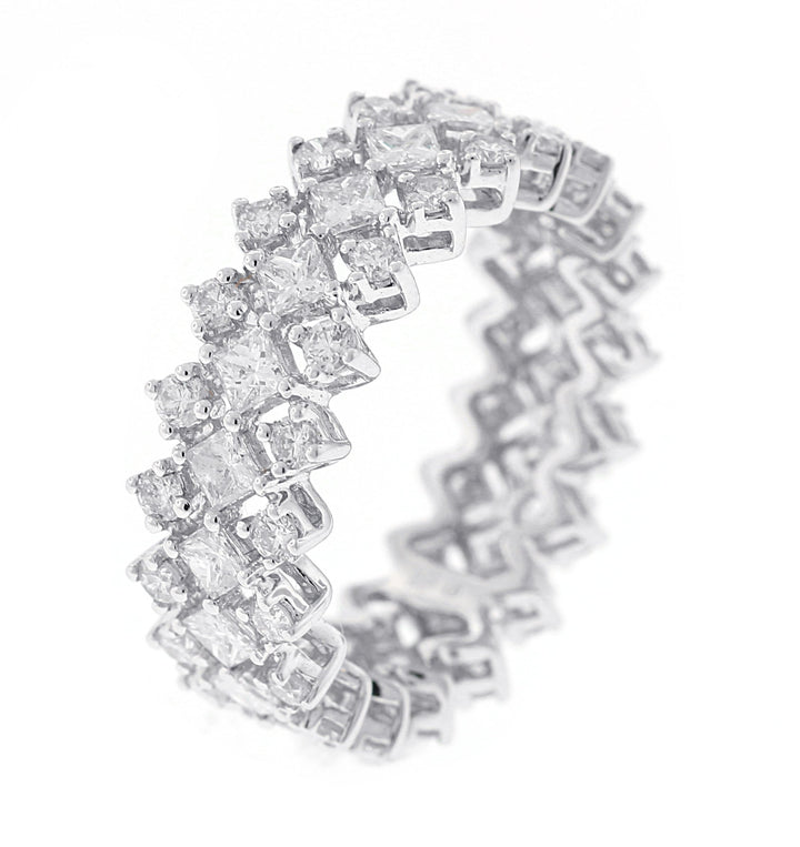18kt White Gold Diamond Eternity Band