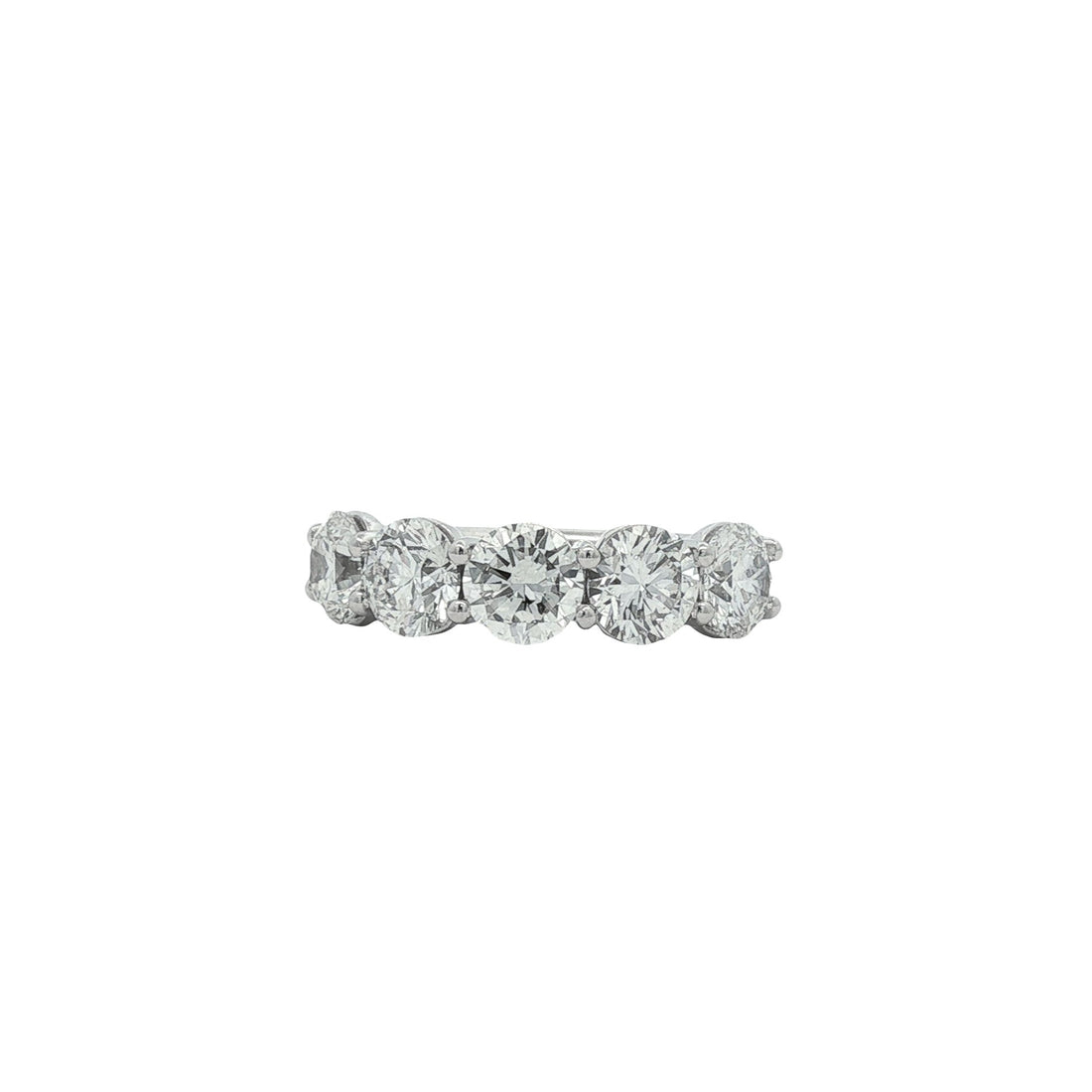 14kt White Gold Lab Diamond Band