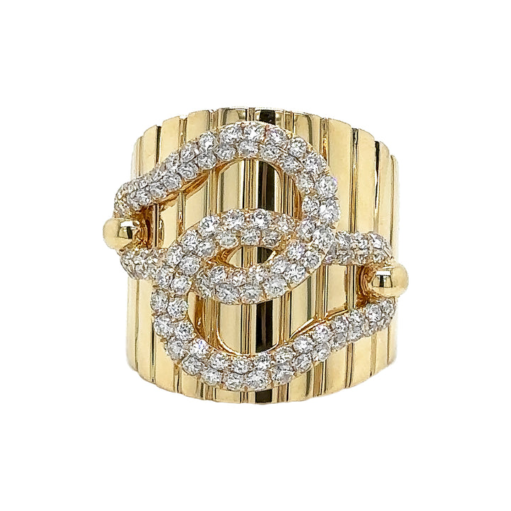 18kt Yellow Gold Diamond Ring