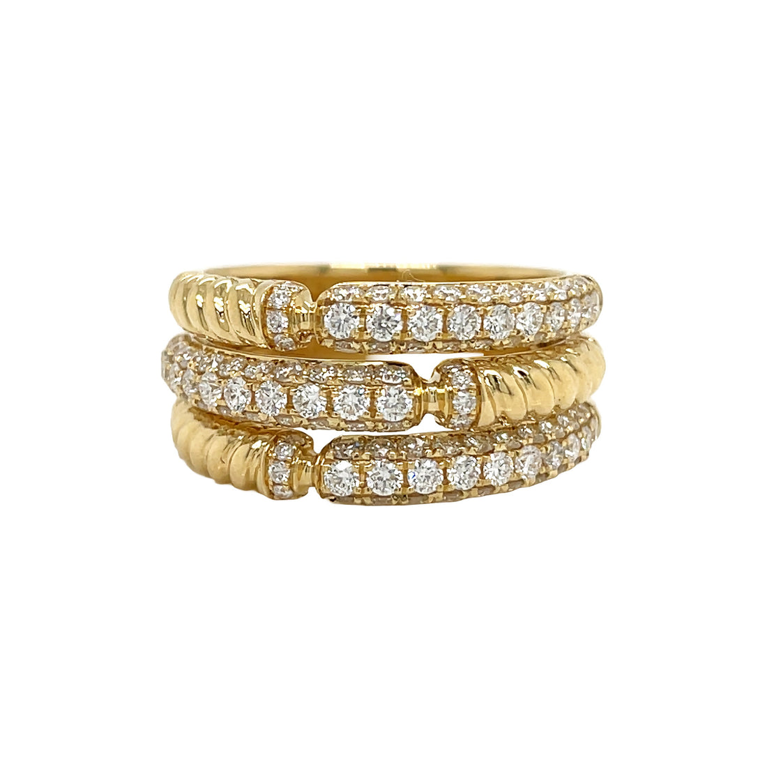 18kt Yellow Gold Diamond Ring