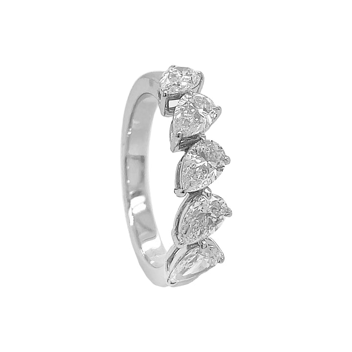 18kt White Gold Diamond Band