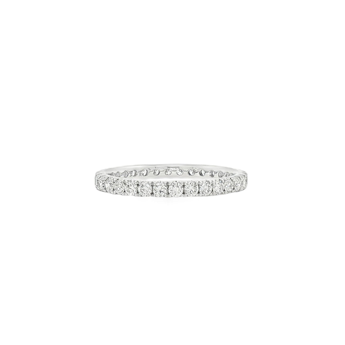 14kt White Gold Lab Diamond Eternity Band