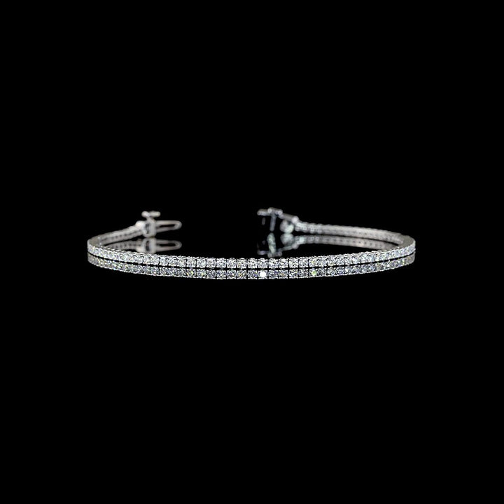 14kt White Gold Lab Diamond Tennis Bracelet