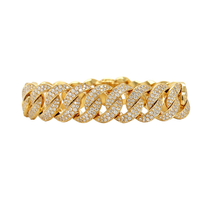 18kt Yellow Gold Diamond Bracelet