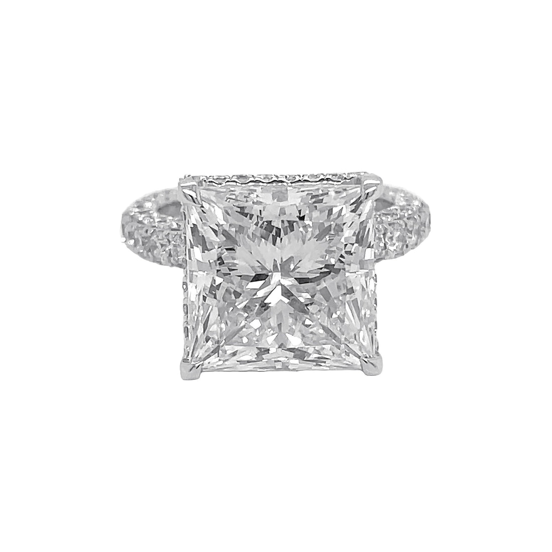 14kt White Gold Lab Diamond Ring
