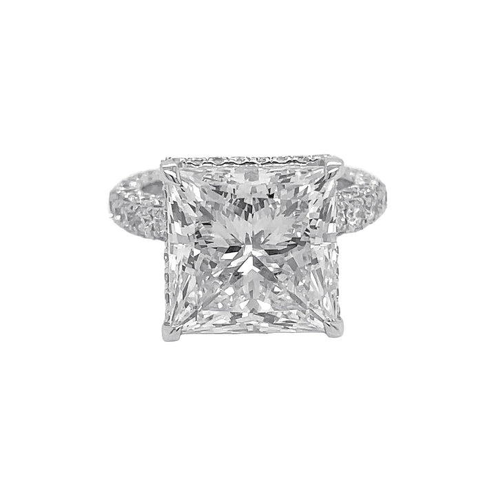 14kt White Gold Lab Diamond Ring