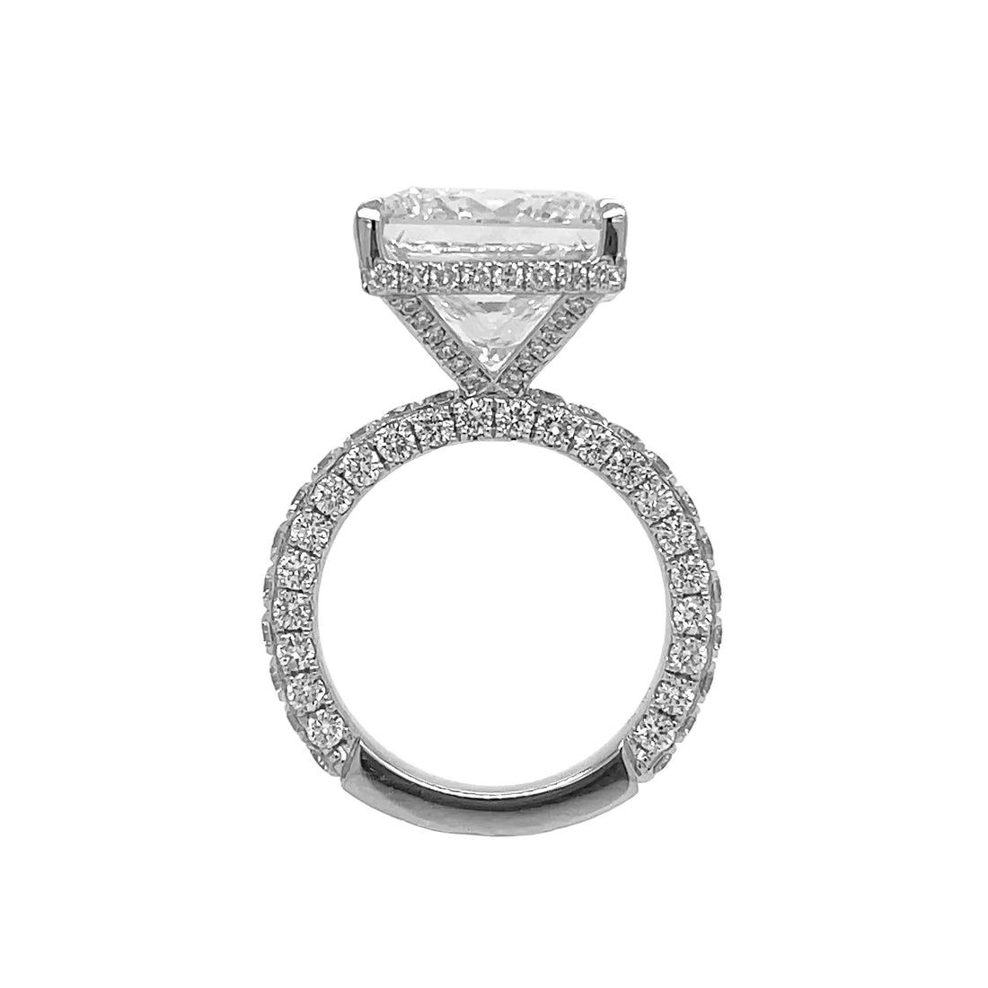 14kt White Gold Lab Diamond Ring
