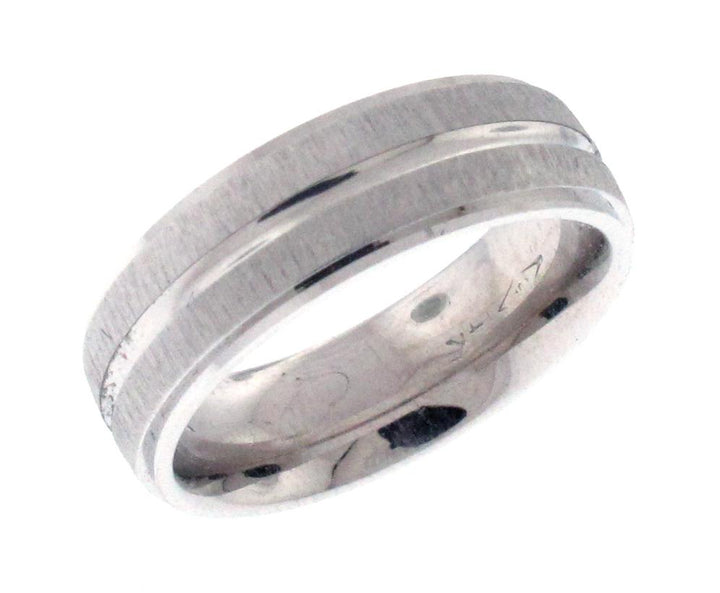14kt White Gold Wedding Band